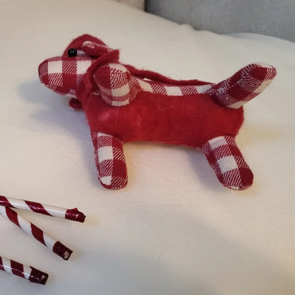 Holiday Time red plaid